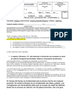 4° Evaluacion Proyecto y Desarrollo de Negocios (2022-I) )