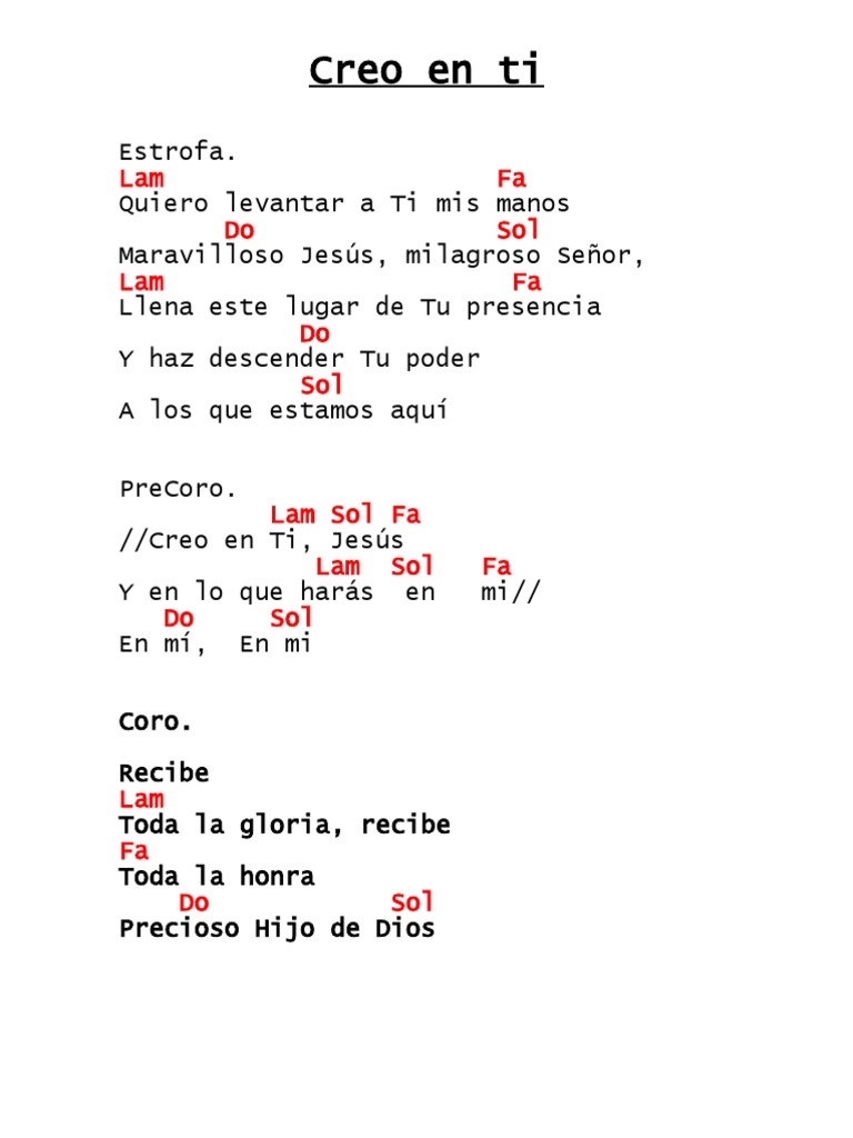 Creo En Ti Pdf