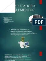 Elementos y componentes de una computadora