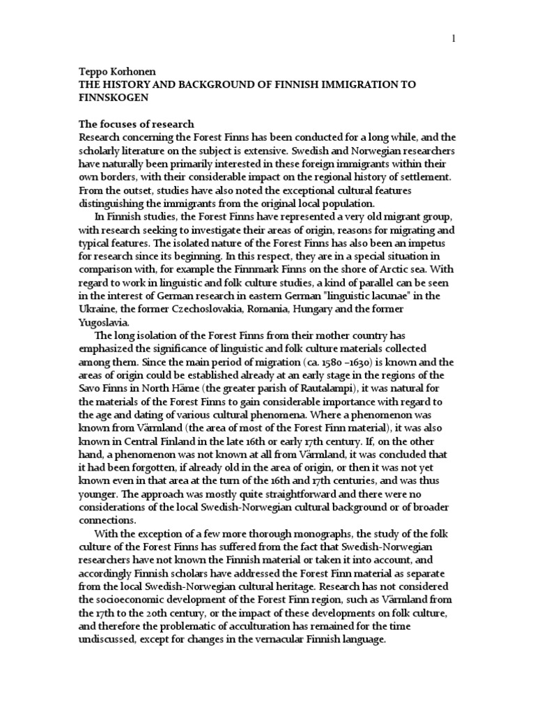 1 korhonen history and background forest finns pdf finland crop