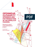 Openwear - SuStainability, OpenneSS and p2p prOductiOn in The WOrld of FaShiOn