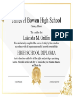 James H Bowen High School: Lakeisha M. Griffin