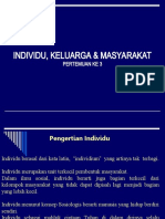 Individu, Keluarga, Masyarakat