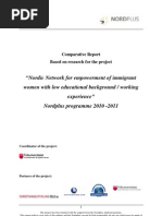 Download Nordic Network for empowerment of immigrant women with low educational background and working experience REPORT 2011 by VeronicaGelfgren SN61830328 doc pdf