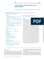 A Systematic Review of The Potential Effects of Propolis Extracts On Experimentally-Induced Diabetes