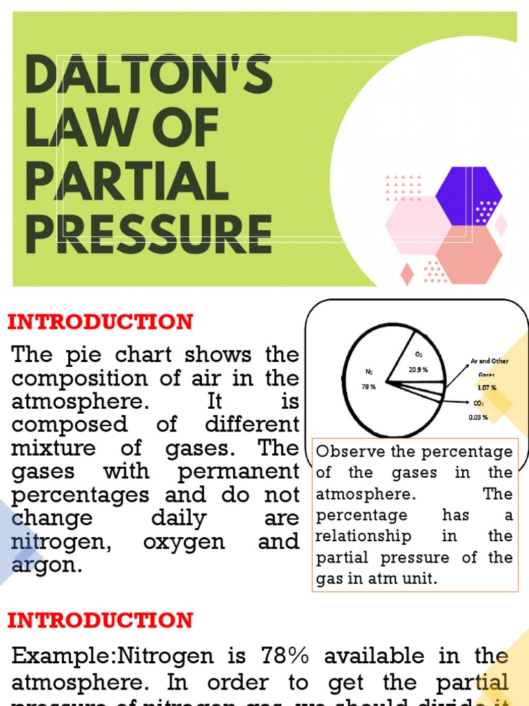 Dalton's Law: Sample Problems & Solutions | PDF | Mole (Unit) | Gases