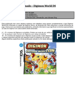 Detonado - Digimon World DS