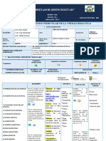 Plan de Unidad de Ciencias Naturales de Quinto A B C Tercer Parcial