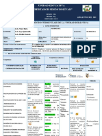 Plan Matemática Quinto A B C Tercer Parcial