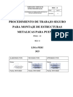 04.-Procedimiento de Montaje de Estructuras para Puente