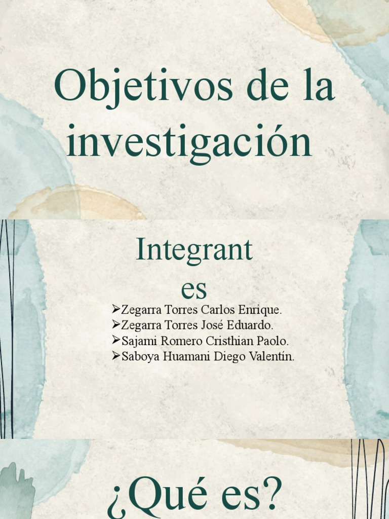 Objetivos de La Instigación | PDF | Science | Cognición