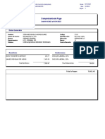 Comprobante de Pago: Del 01/11/2022 Al 15/11/2022