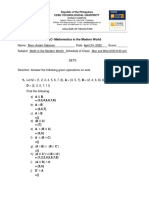 Modified Activity OperationsOnSets