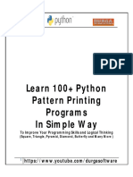 Learn 100+ Python Patterns