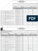 Matriz Curricular Bacharelado Sistemas Informação