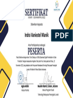 Serifikat Seminar Indra Vaniestel Manik