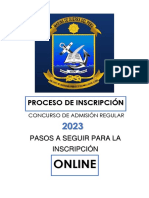 Procecimiento Inscripcion Regular-2023 Ultimo