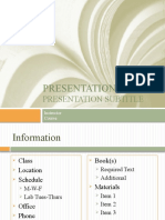 Presentation Title