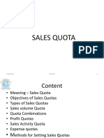 4. sales quota