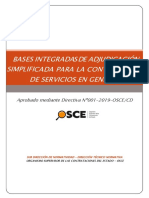 Bases Cada para La Contratación de Servicios en General Integradas de Adjudicación Simplifi