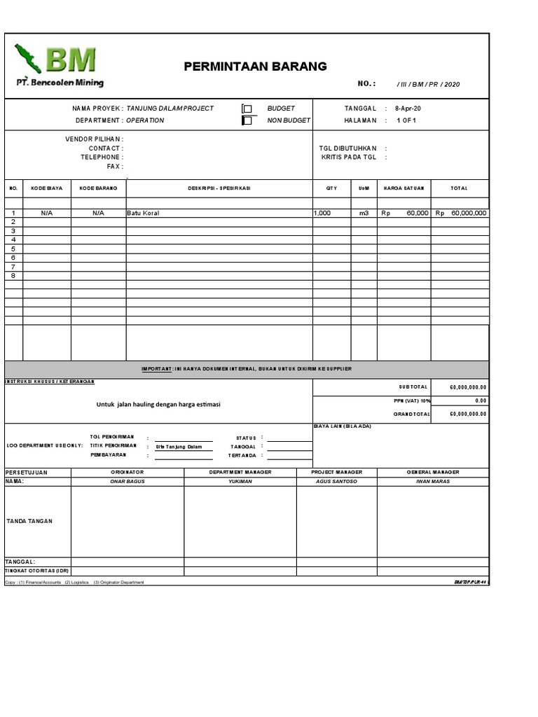 Introduction To Form Purchase