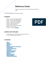 DM-42 Quick Reference Guide