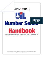 Number Sense Handbook 2017-2018