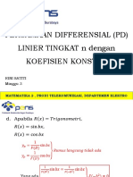 Minggu 3. PD Linier Tingkat N