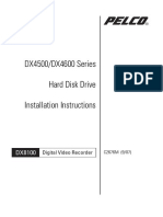 DX4500/DX4600 Series Hard Disk Drive Installation Instructions