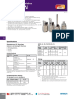 Omron D4B 4111N NPT Datasheet