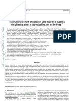 The Multiwavelength Afterglow of GRB 050721: A Puzzling Rebrightening Seen in The Optical But Not in The X-Ray