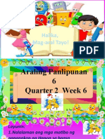 Araling Panlipunan 6 q2 w6 Day 1