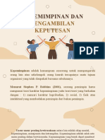 Kepemimpinan Dan Pengambilan Keputusan