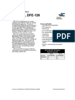 DFE-310, DFE-126: Technical Data Sheet