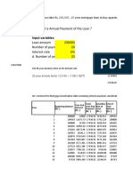 MORTGAGE AMORTISATION PROBLEM Gim