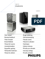 Philips CSS9211 SoundHub Users Manual Multilingual