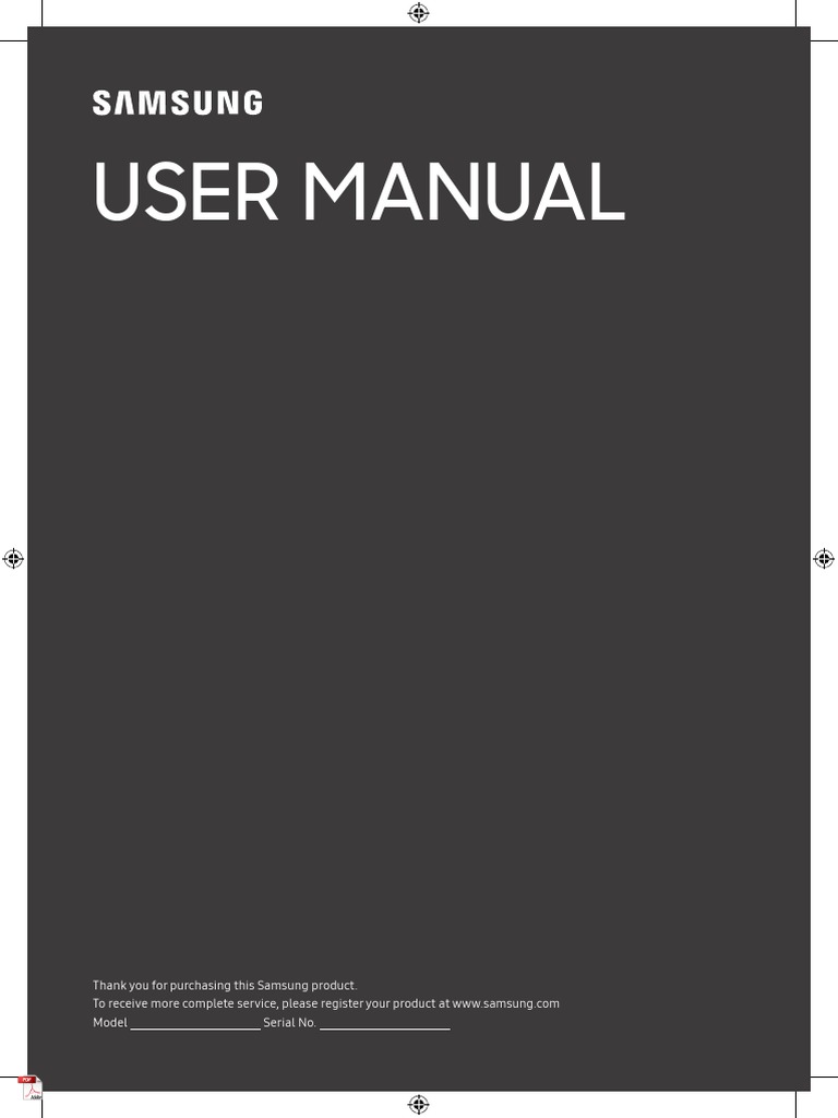 Samsung BN68 Series Smart TV Users Manual en | PDF | Ac Power Plugs And