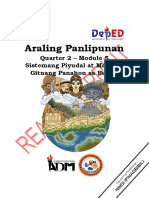 AralingPanlipunan8 - Q2 - Mod5 - Sistemang Piyudal at Manor Sa Gitnang Panahon Sa Eur