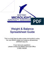Weight - Balance - Spreadsheet - Guide BMAA