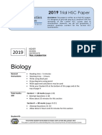 2019 BIO 2019 Past Biology Trial Papers Pack