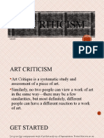 Art Criticism