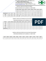 JADWAL TAHUNAN Kesorga 2022