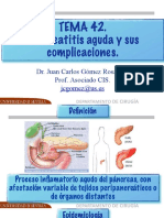 Pancreatitis y Sus Complicaciones