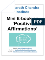Positive Affirmations Ebook - DR - Bharath Chandra