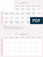 Menú Semanal A4 Imprimible