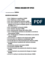 Codigo Penal - Malbec RP (Ps3)