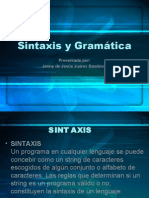 Sintaxis y Gramatica (informatica)
