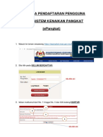 Tatacara Pendaftaran Pengguna Dalam Sistem Kenaikan Pangkat