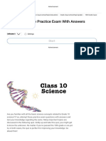 Grade 10 Science Practice Exam With Answers - ProProfs Quiz
