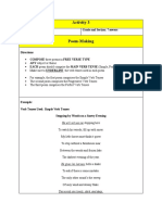 Activity (Verb Tenses) (3) Answer